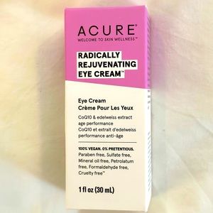 NWT - ACURE Radically Rejuvenating Eye Cream - Vegan beauty